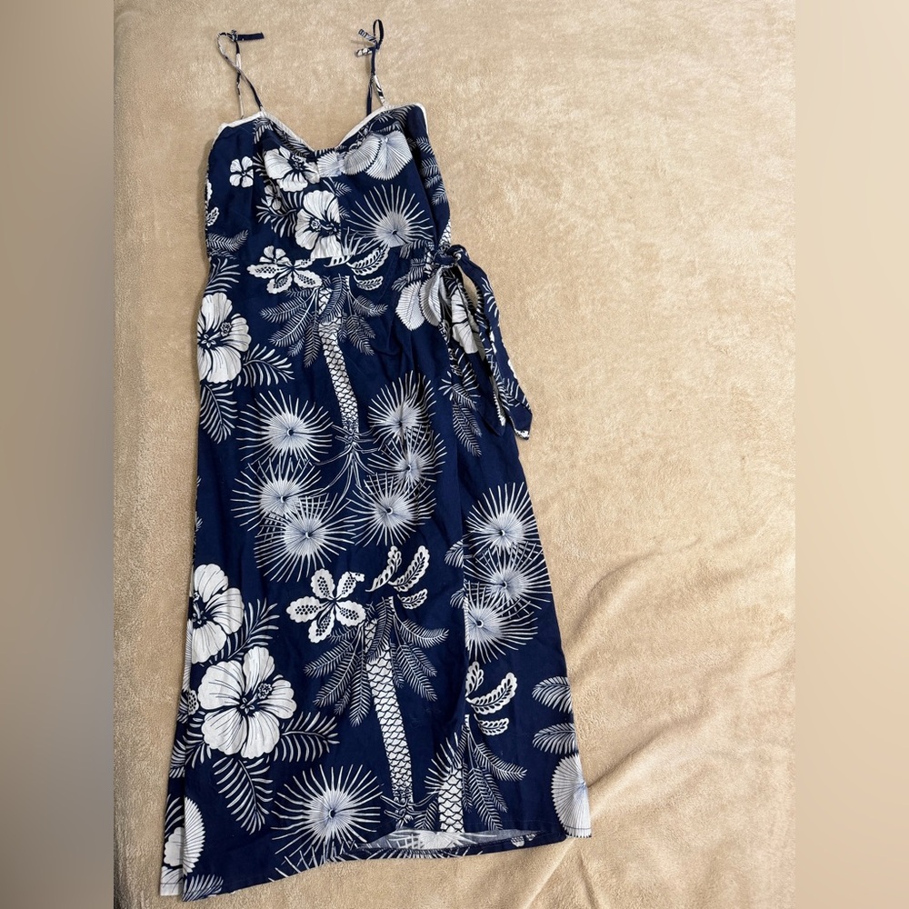 Navy Floral Maxi Dress